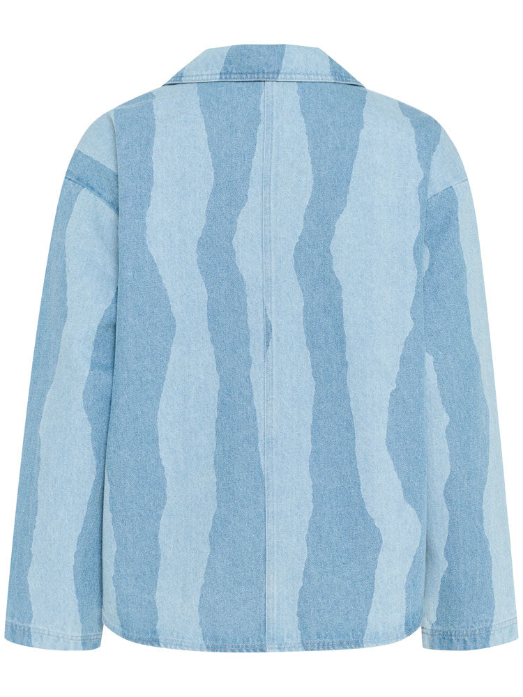 Soaked in Luxury SLMaisa Blouse Blue Stripes