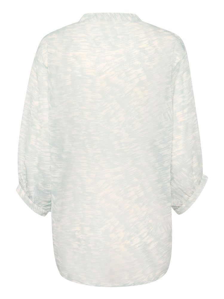 Soaked in Luxury SLMarta Amily Blouse Silver Blue Stroke