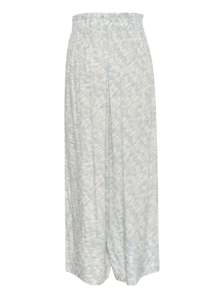 Soaked in Luxury SLArjana Zaya Trousers Silver Blue Stroke