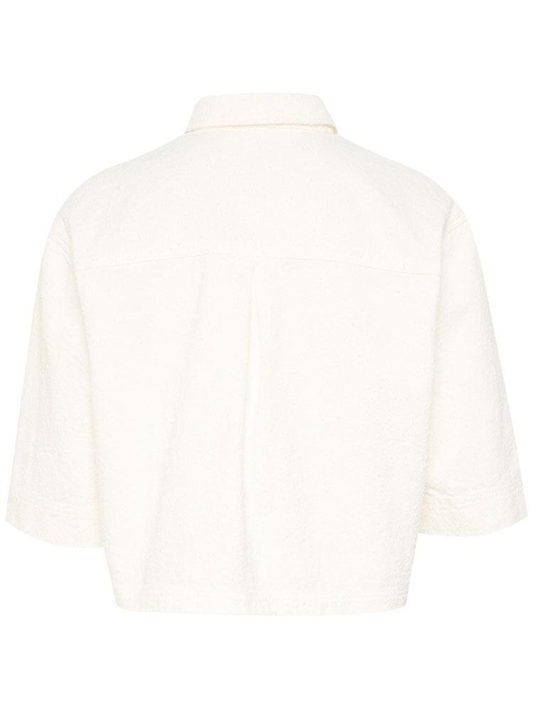 Soaked in Luxury SLVelma Overshirt Broken White