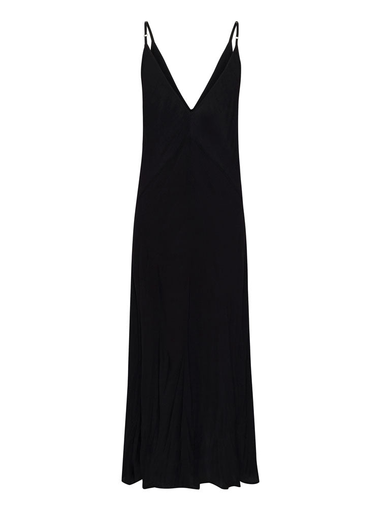 Soaked in Luxury SLElonor Strap Dress Black