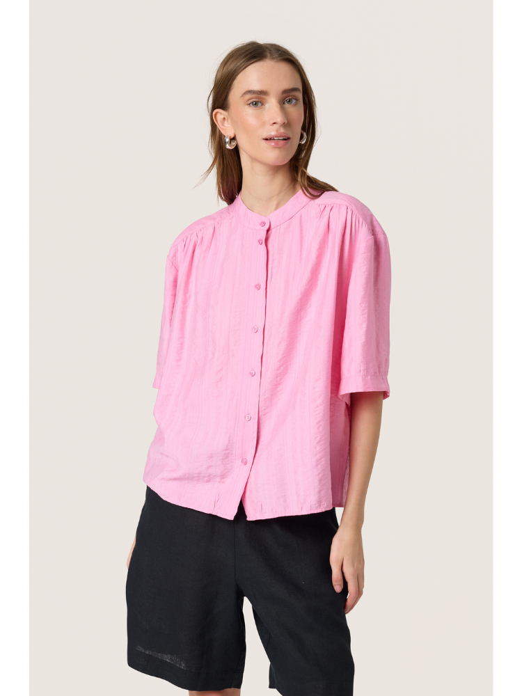 Soaked in Luxury SLEmine Layna Shirt Rosebloom