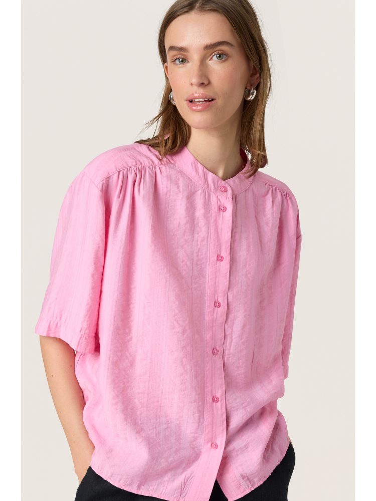 Soaked in Luxury SLEmine Layna Shirt Rosebloom
