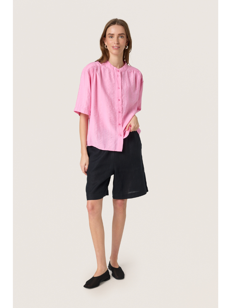 Soaked in Luxury SLEmine Layna Shirt Rosebloom