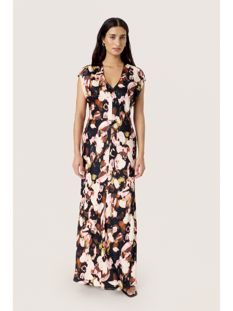 Soaked in Luxury SLCinna Liva Dress Chocolate