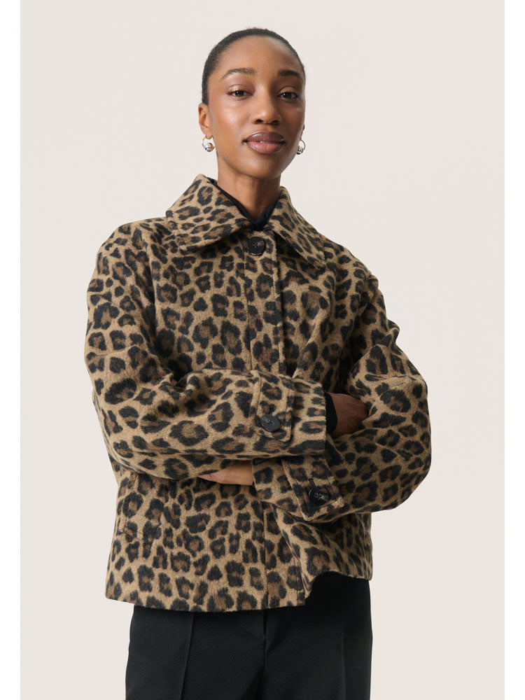Soaked in Luxury SLLeony Akeleje Jacket Animal Print