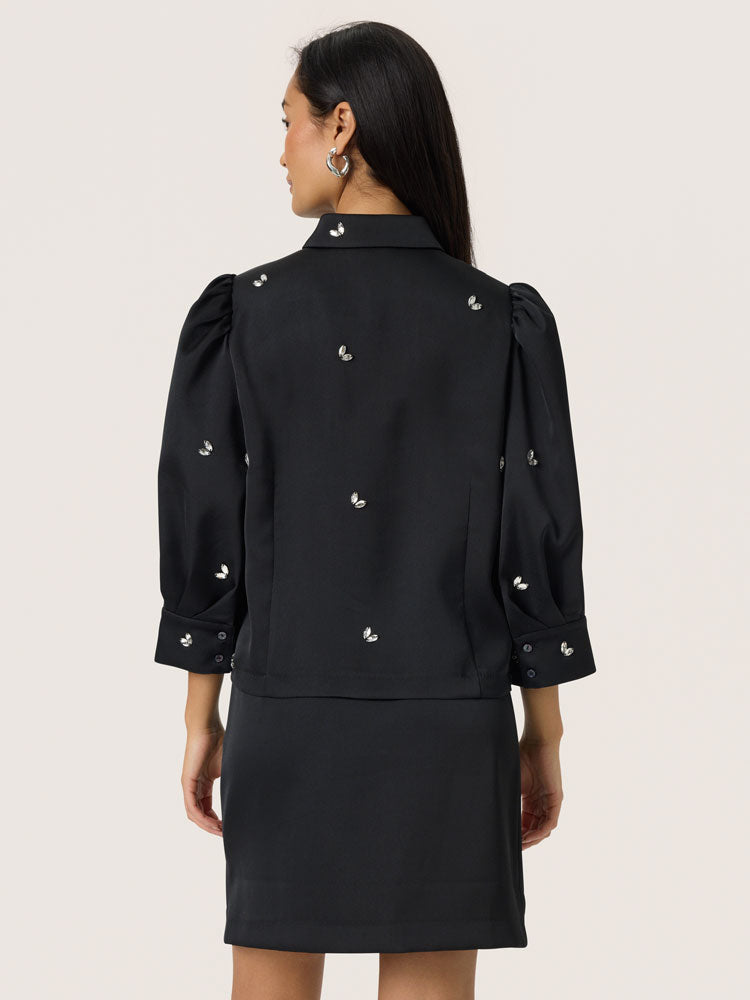 Soaked in Luxury SLSelda Chiba Shirt Black