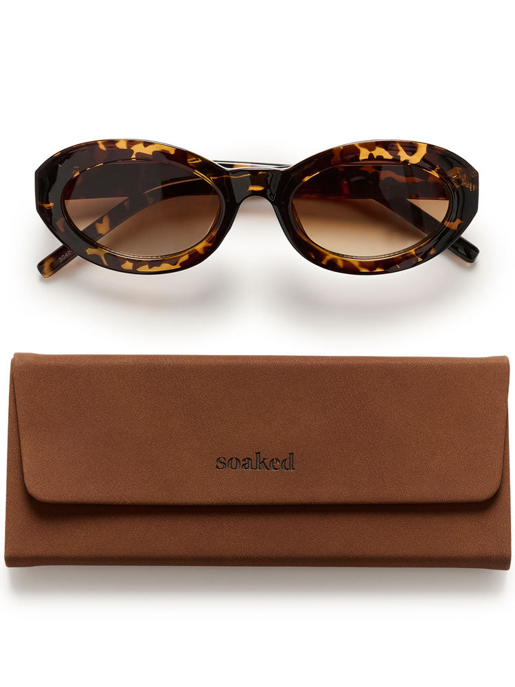 Soaked SLChrisna Sunglasses Havana Dark Brown