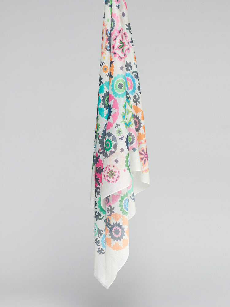 Vilagallo Scarf Suzani Foulard