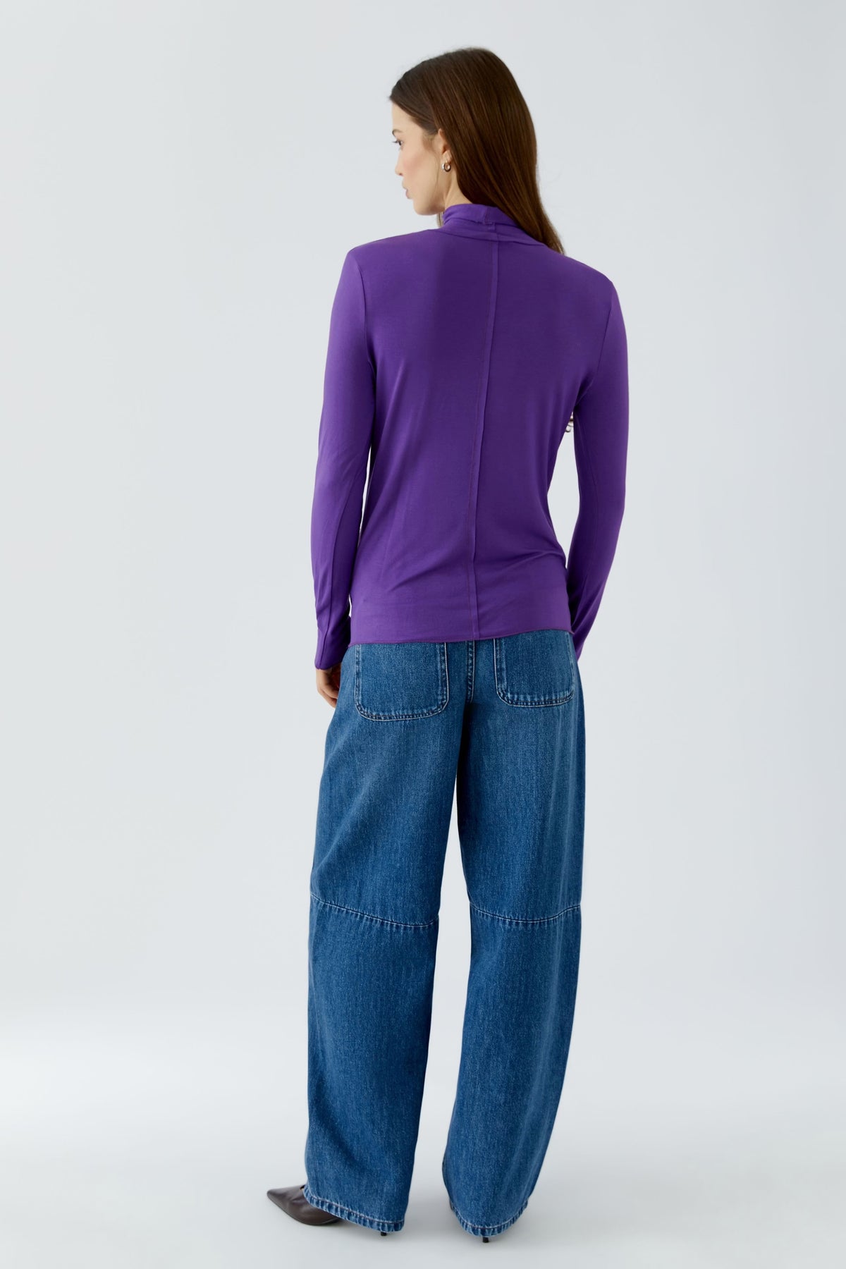 Oui Long-sleeved Top Amaranth Purple