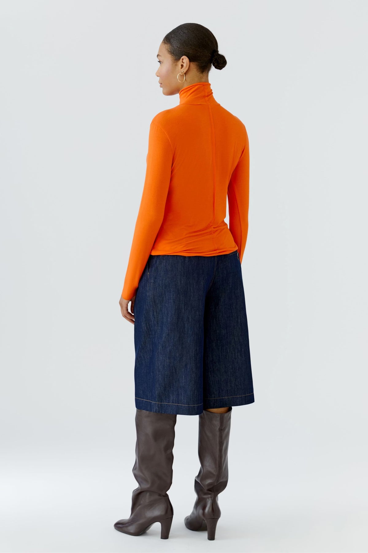 Oui Long-Sleeeved Shirt Orangeade