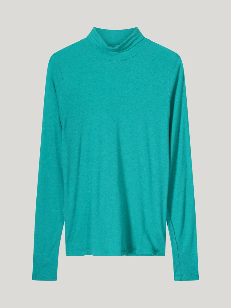 Summum Turtleneck Top Peacock