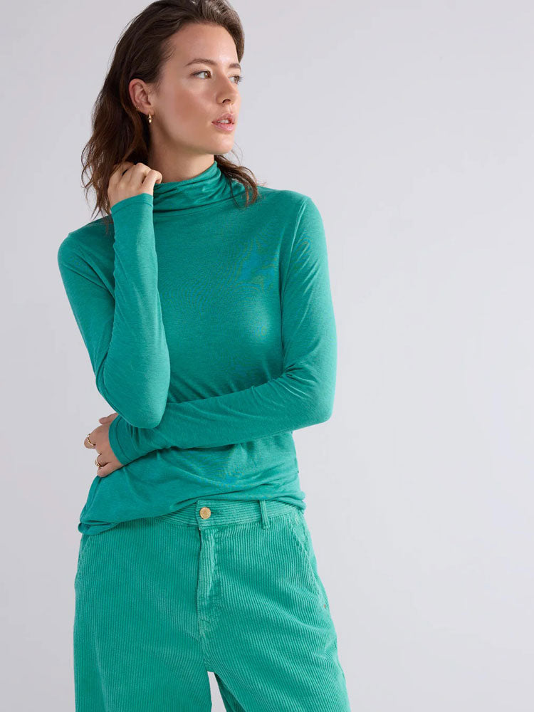 Summum Turtleneck Top Peacock