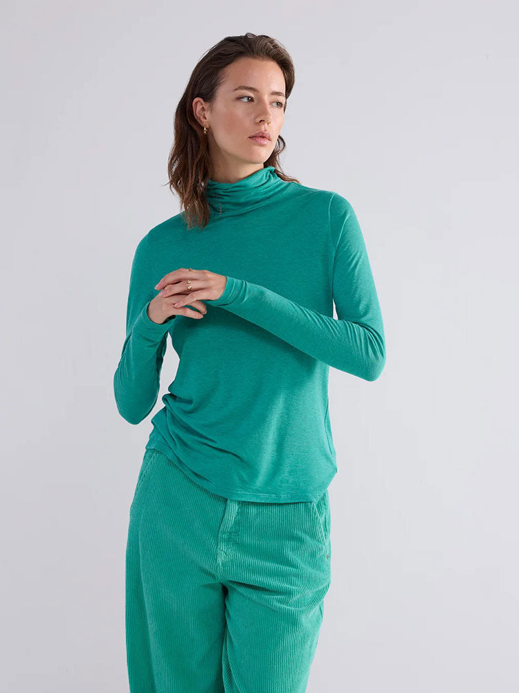 Summum Turtleneck Top Peacock