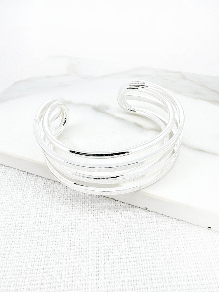 Envy Silver Cuff Bangle