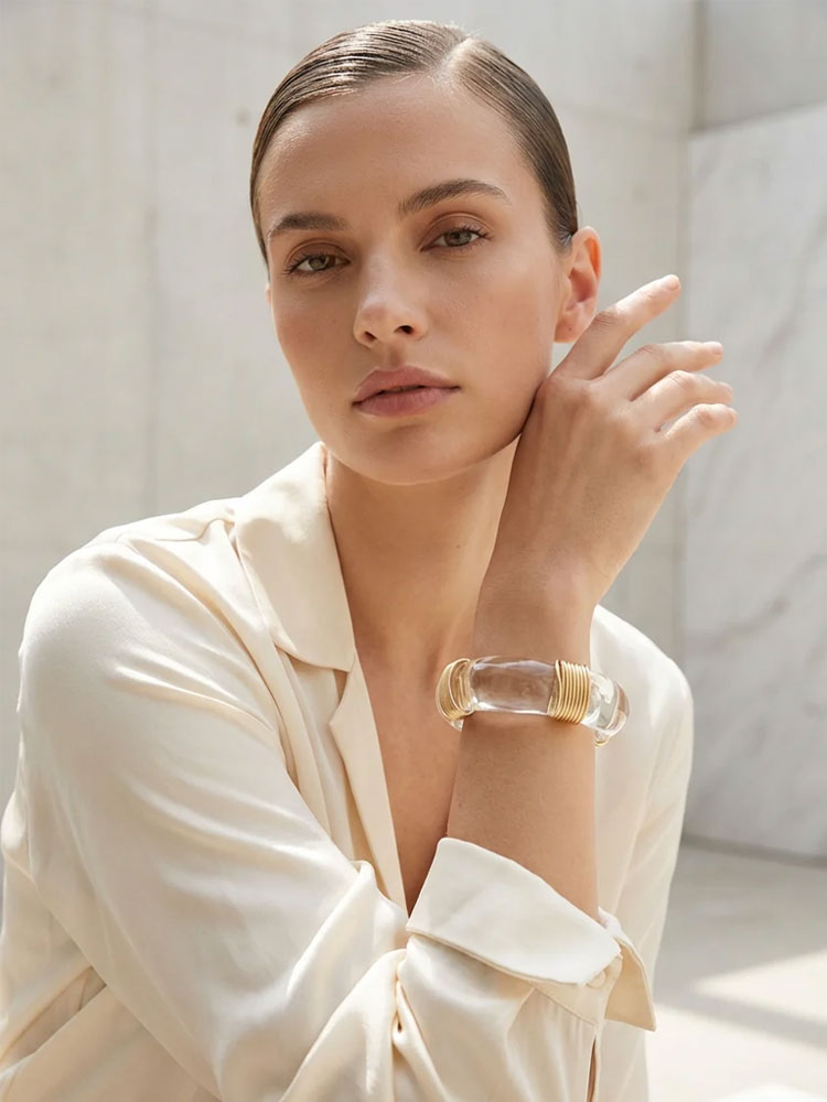 Envy Clear Resin Bangle