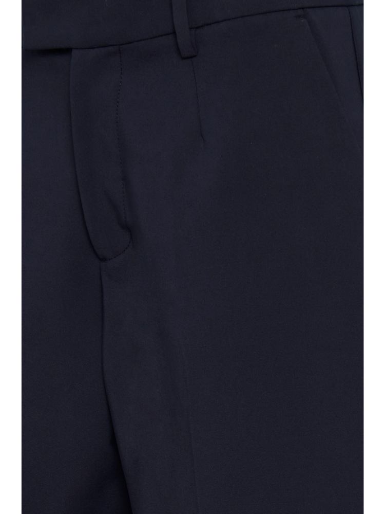 Pulz PzBindy Wide Leg Trousers Blue