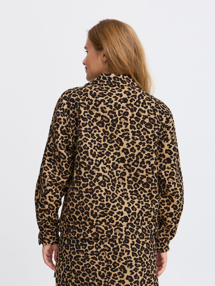 Pulz PzAlice Short Jacket Animal Print