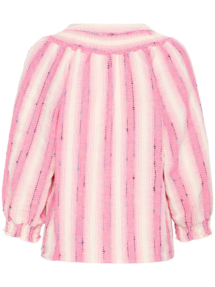 Pulz PzHallie Blouse Plumeria Striped