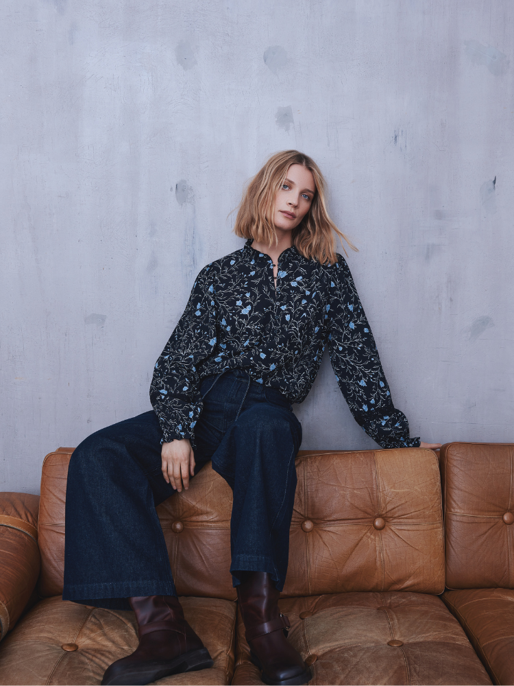 Pulz PzKalulla Blouse Blue