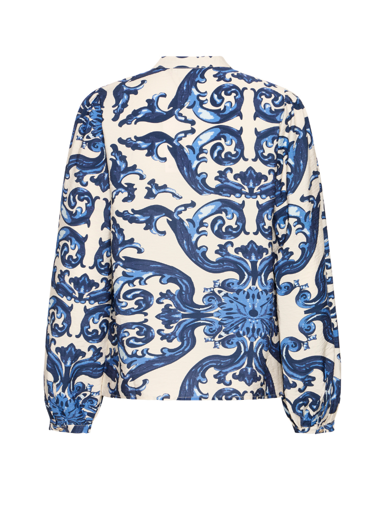 Pulz PzCarrie Blouse Off White