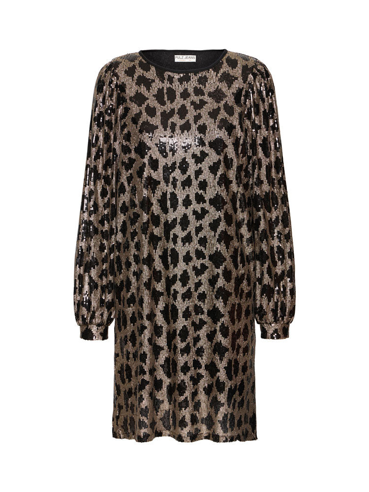 Pulz PzMorgan Sequin Dress Black