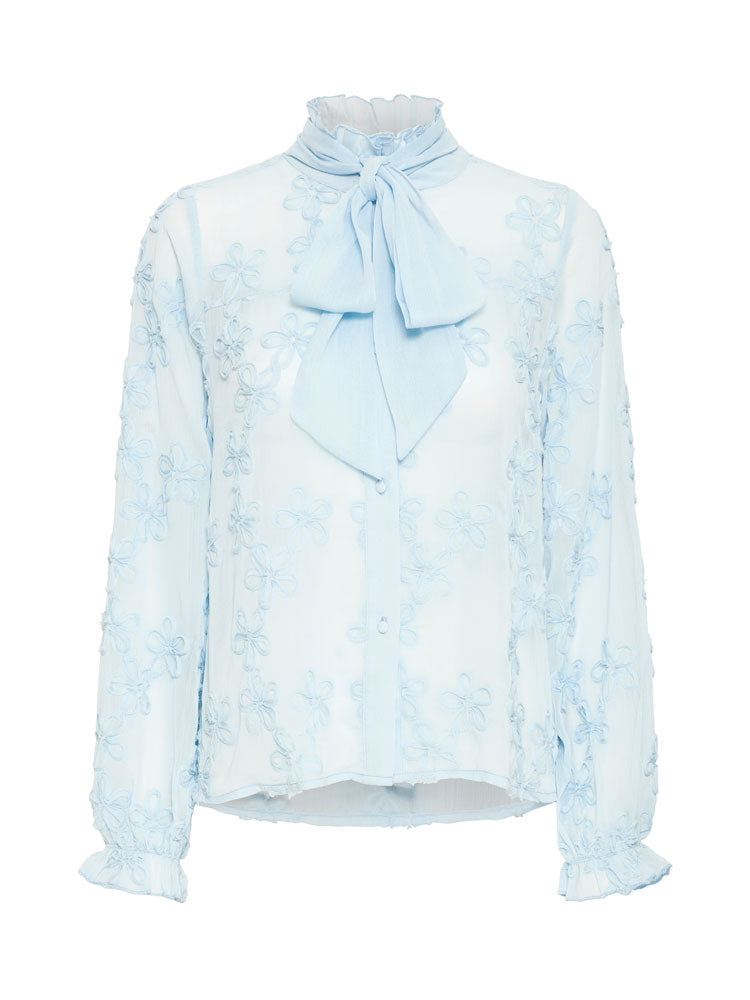 Pulz PzJiana Flower Shirt Skyway