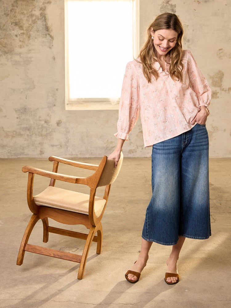 Pulz PzAlezi UHW Jeans Wide Leg