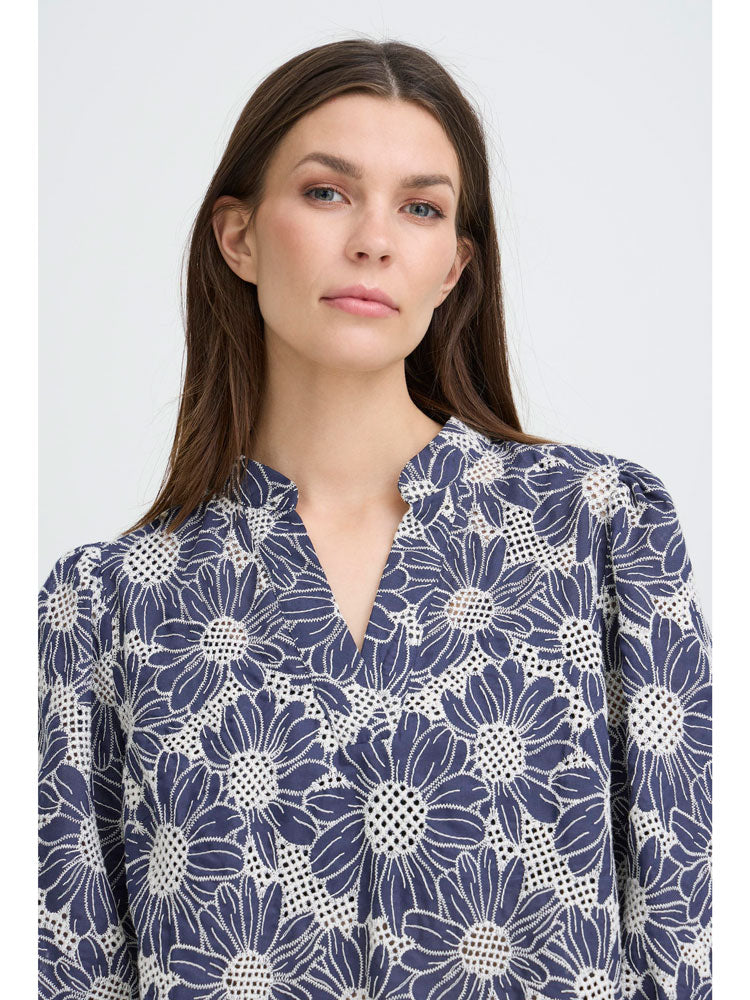 Pulz PzAdele Blouse Dark Sapphire