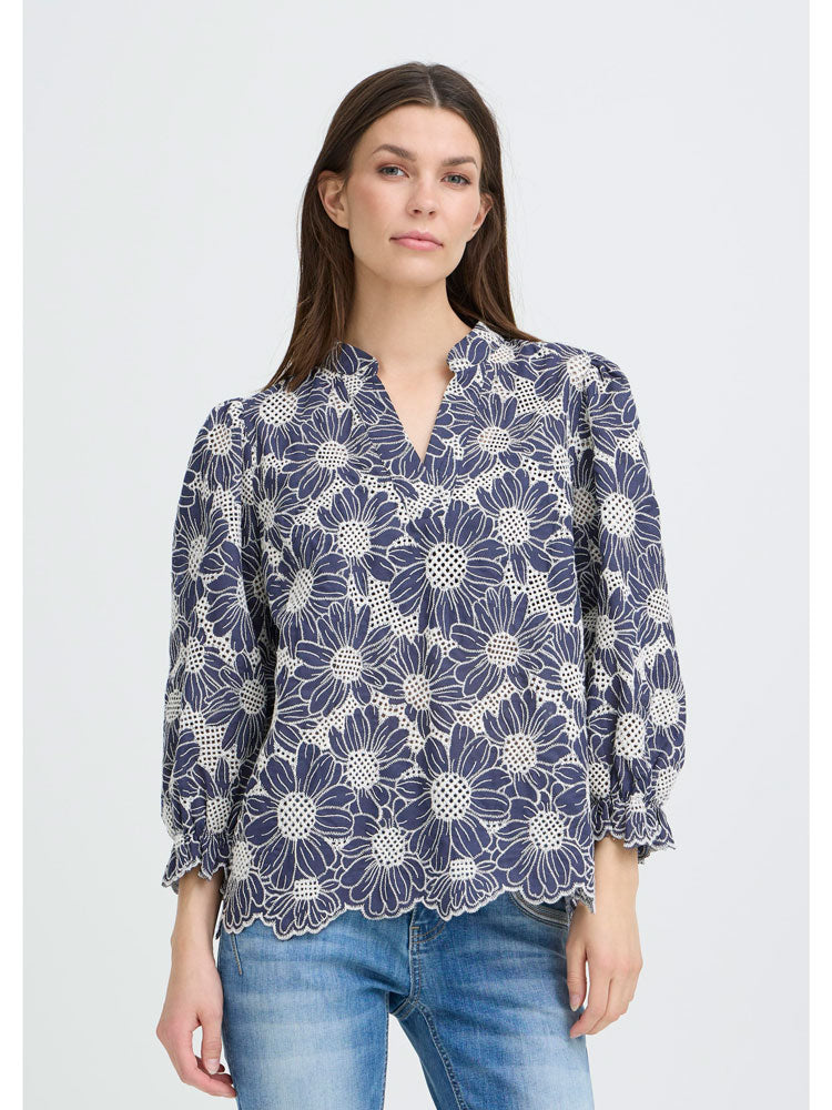 Pulz PzAdele Blouse Dark Sapphire