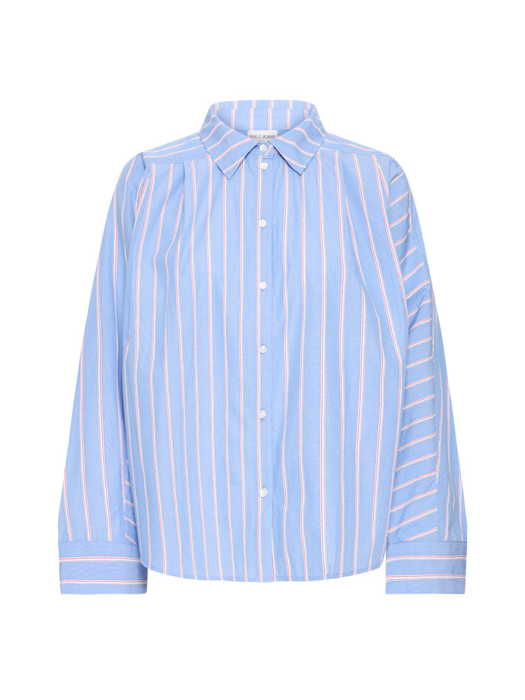 Pulz PzAchelle Shirt Della Robbia Blue