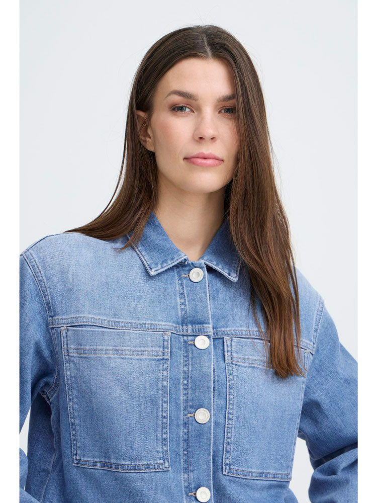 Pulz PzAnni Jacket Medium Denim Blue