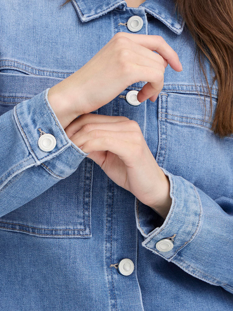 Pulz PzAnni Jacket Medium Denim Blue