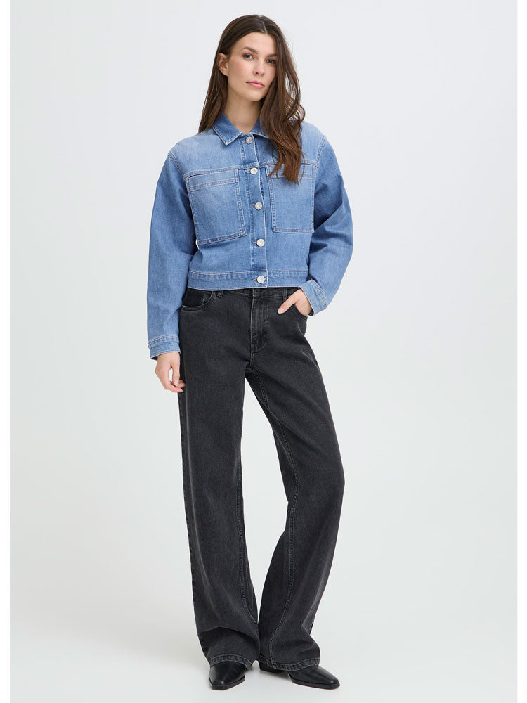 Pulz PzAnni Jacket Medium Denim Blue