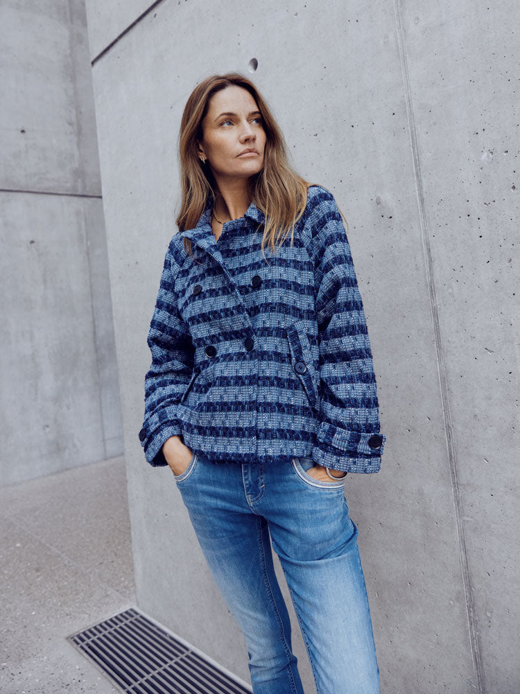 Pulz PzAugustine Jacket Vintage Indigo