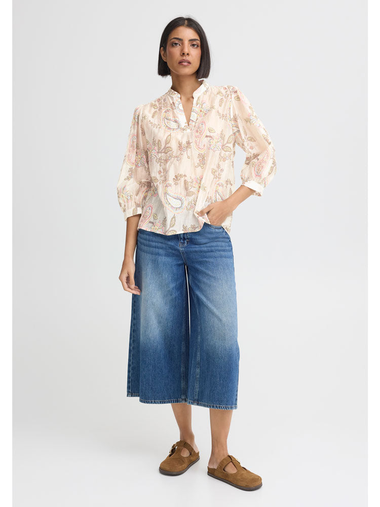 Pulz PzBeckett Blouse Cloud Dancer