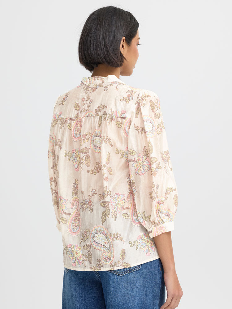 Pulz PzBeckett Blouse Cloud Dancer