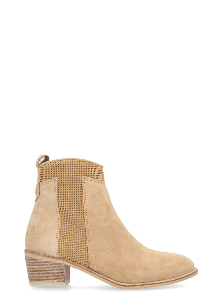 Alpe Nelly Ankle Boots Sand Renee's