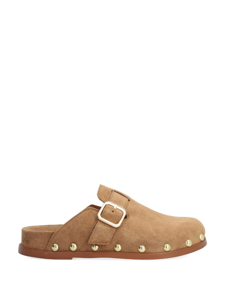 Alpe Closed Toe Suede Slider