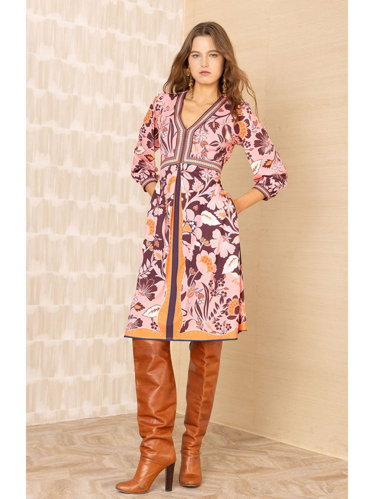 Hale Bob Angelique Dress Pink
