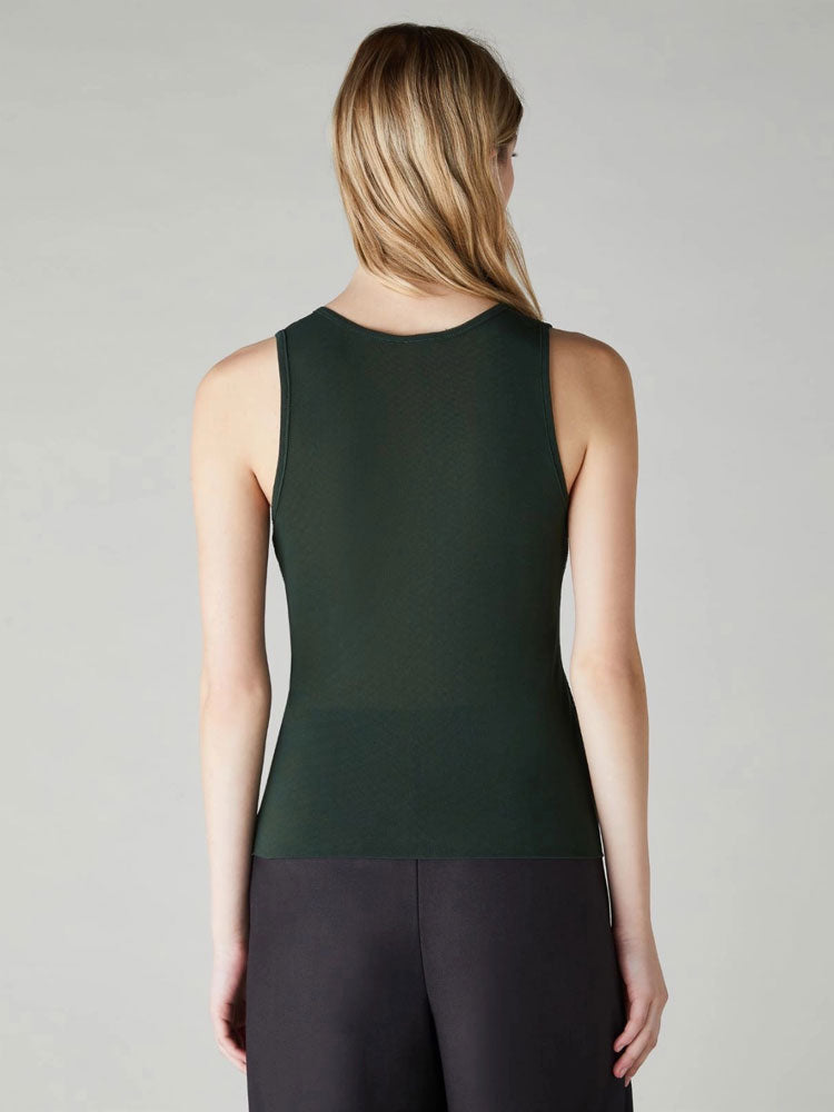 Emme Marella Veneto Vest Top Dark Green Renee s