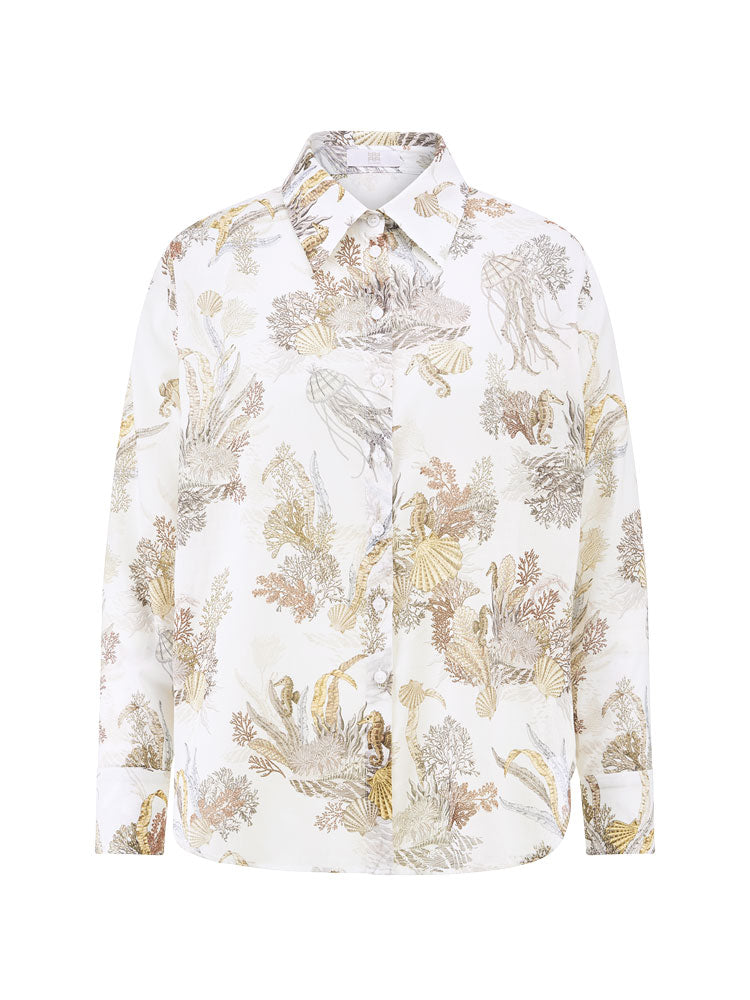 Riani Blouse Printed Off-White