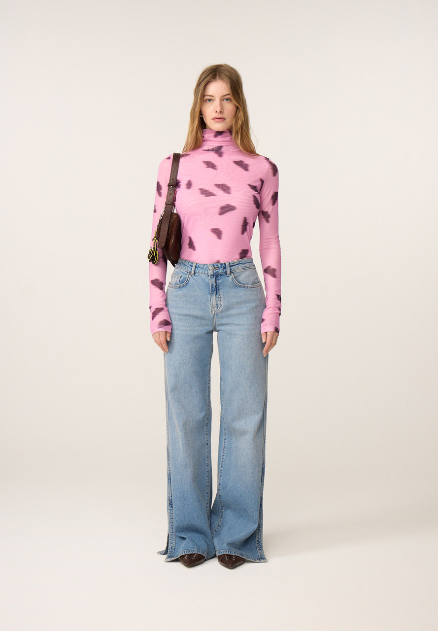 Fabienne Chapot Jaydn Top Pink Rose/Brown