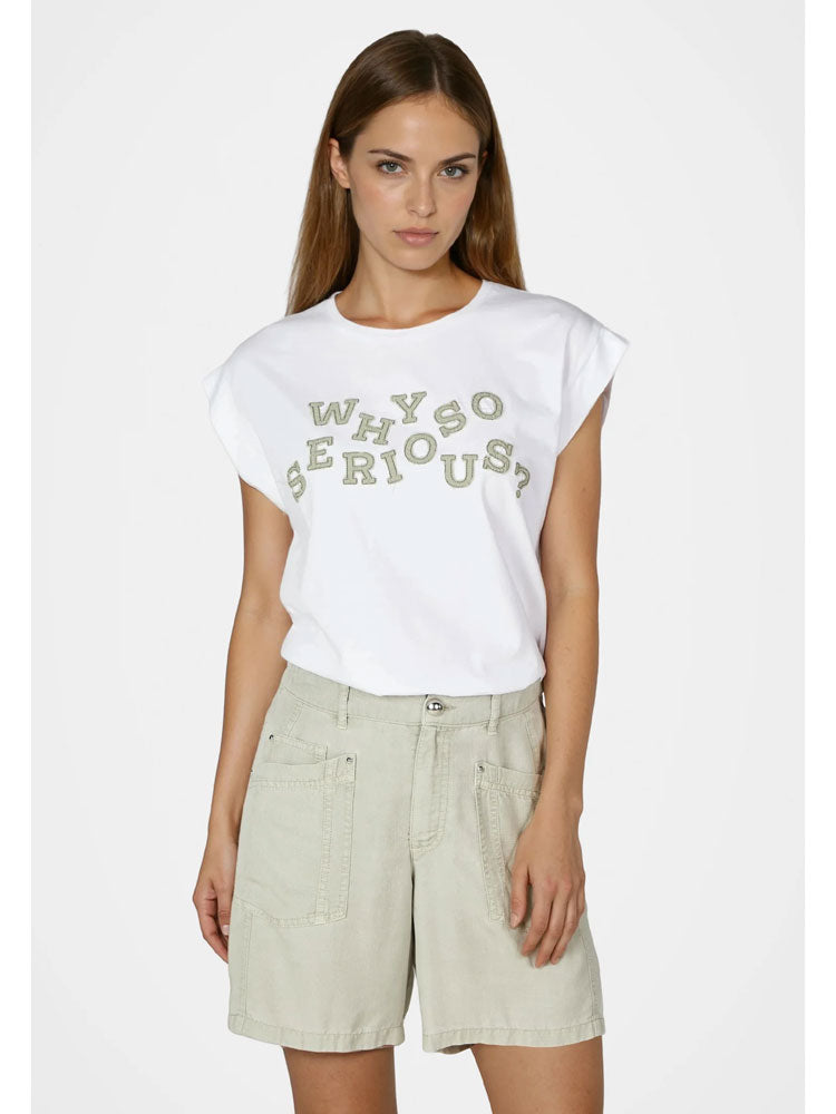 Marc Aurel Logo T-Shirt White