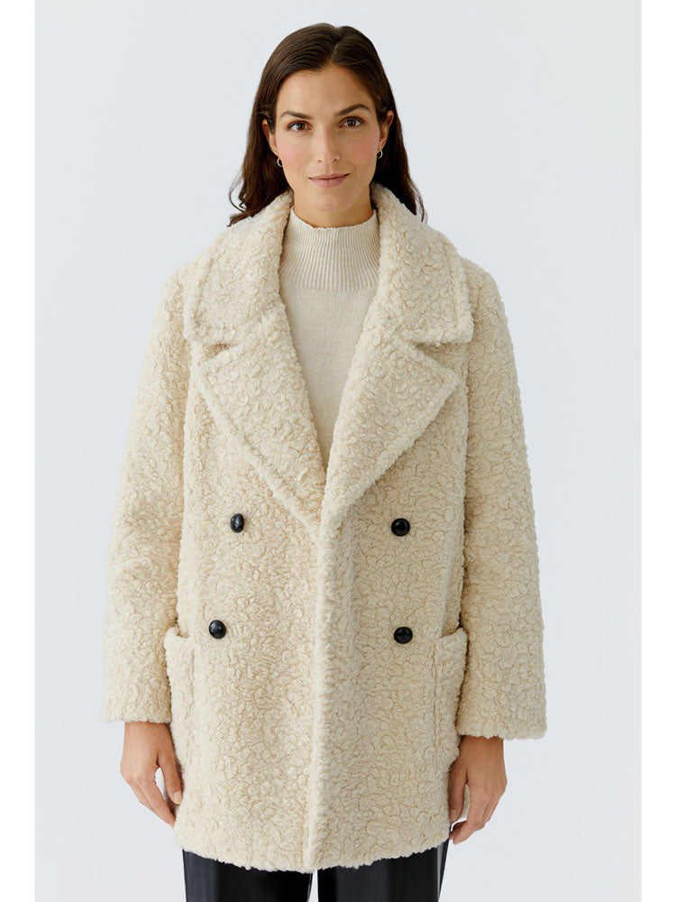 Oui Coat Whitecap Grey
