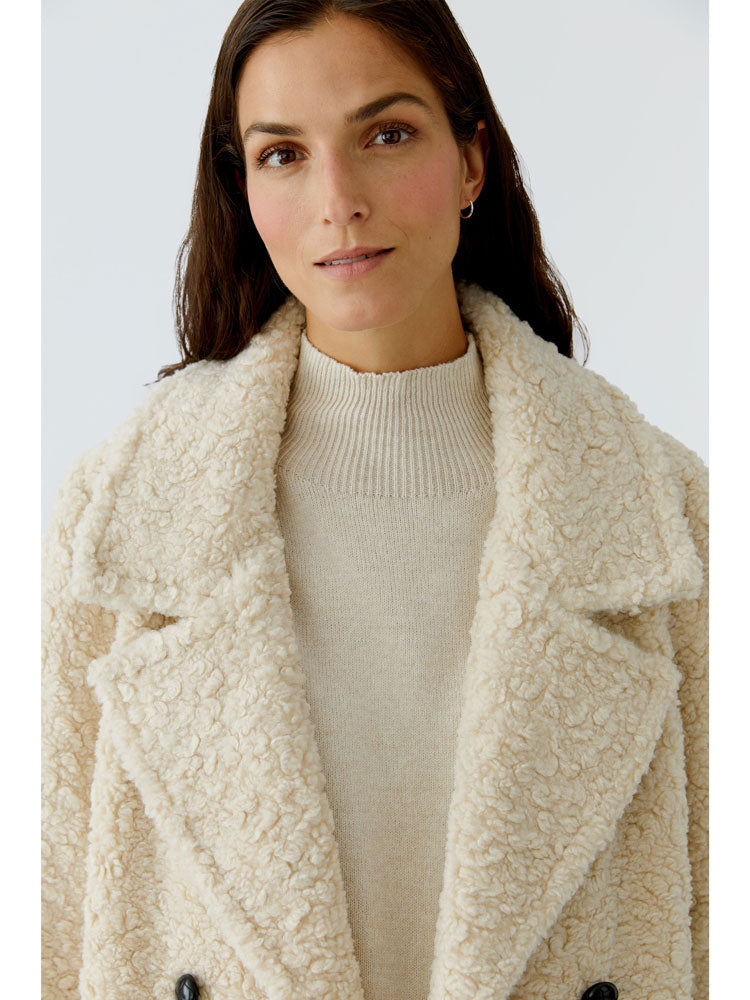 Oui Coat Whitecap Grey