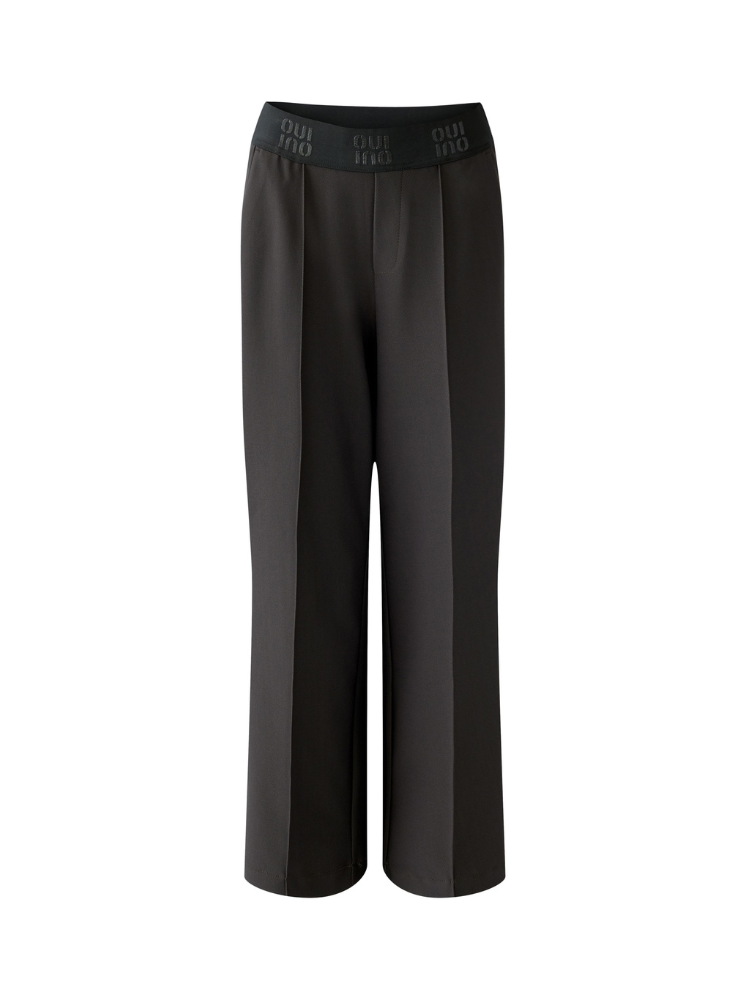 Oui Trousers Espresso