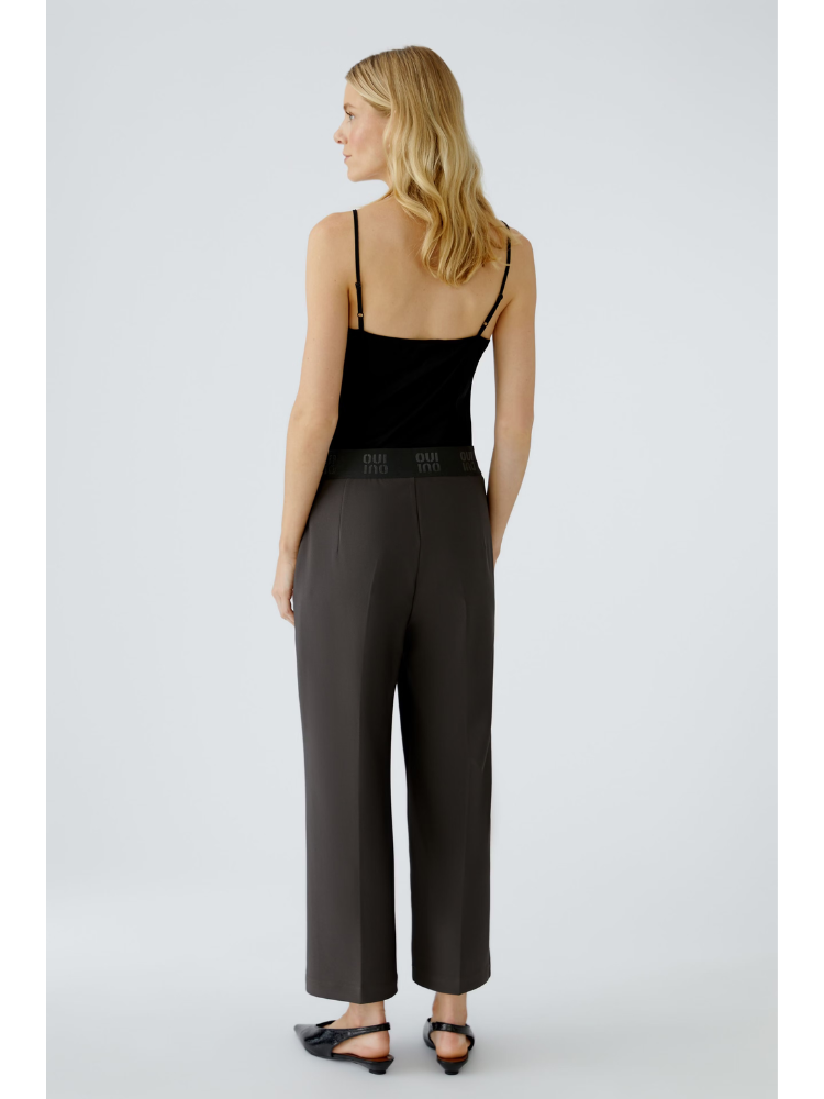 Oui Trousers Espresso