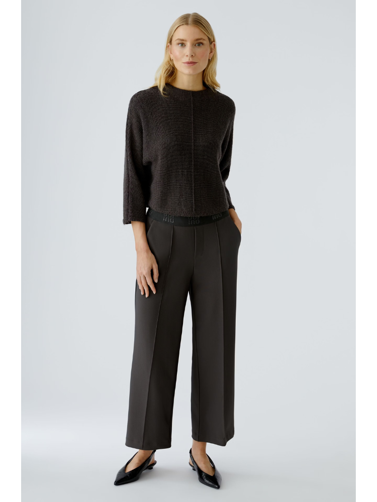 Oui Trousers Espresso