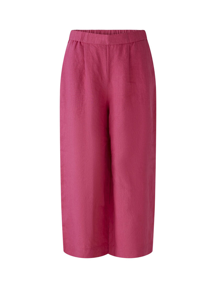 Oui Linen Trousers Pink